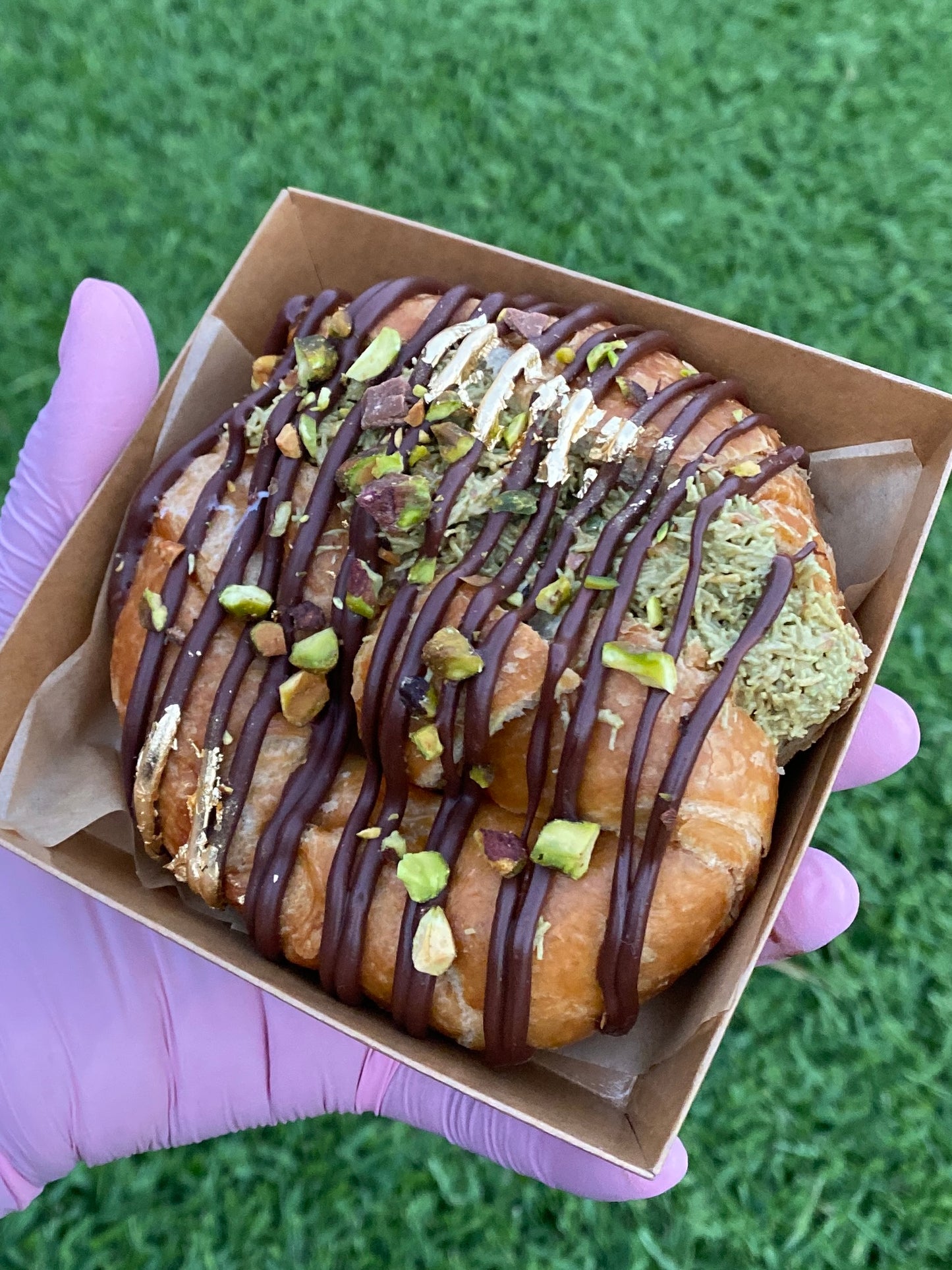 Dubai Chocolate Croissants